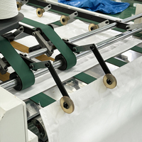 Machine automatique de découpe et de couture pour la fabrication de sacs tissés en polypropylène (PP) laminé blanc de 50 kg