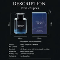 Aromatizante Líquido Premium para Auto Wisteria en Botella de Vidrio, Difusor de Aroma para Auto de Larga Duración, Minimalista y de Lujo, Regalo para el Interior del Vehículo