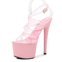 Chaussures à talons hauts classiques Striper pour femmes vêtements de danse pôle Sexy avec semelle intérieure en PU talons de plate-forme de Position supérieure