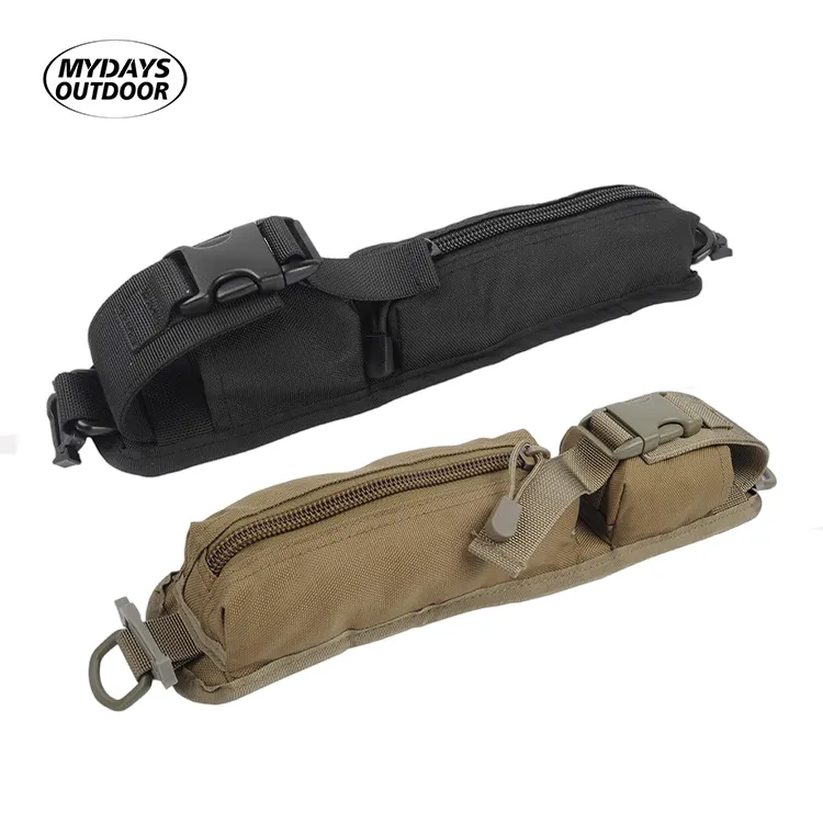 Mydays Mochila de armazenamento com chave e lanterna, acessório tático portátil para uso ao ar livre, bolsa de ombro com alça para caça, ferramenta edc