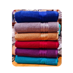Bulk Supply 100% Cotton Dobby Border <b>Towels</b> Thick Soft Absorbent Bath <b>Towels</b> with Hand and <b>Face</b> <b>Towels</b> for Hospitality Industry - Product Image 2