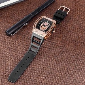 Reloj de Pulsera de Cuarzo con Calavera de Silicona y Diamantes para Hombre, Modelo <span class=keywords><strong>Skone</strong></span> 5146 - Product Image 6
