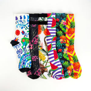 KT462 <strong>Manufacturer</strong> No Moq <strong>Customized</strong> Service Photorealistic Patterns &amp; Logo Cotton Blank Sublimation Printing Funny Men's <strong>Socks</strong> - Product Image 2