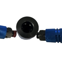 Raccord rapide pneumatique en gros d'usine, raccords de collecteur d'air à 3 voies, raccord de tuyau d'air 1/4''NPT, OEM