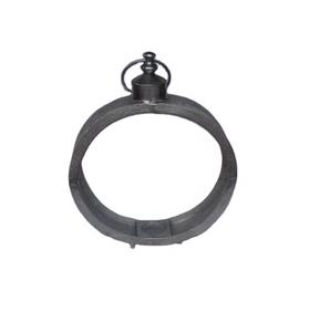 Style d'anneau de lanterne en aluminium coulé de haute qualité en finition nickel brut Bougeoir rustique Lanterne en aluminium brut - Product Image 1