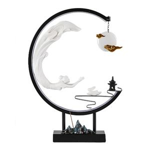 Lampe aromatique Chang'e volant vers la lune, ornement pour meuble TV, <span class=keywords><strong>table</strong></span> <span class=keywords><strong>basse</strong></span>, salon, décoration de cave à vin - Product Image 2