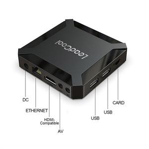 Crystal LEADCOOLH313 Android Box Quad Core ARM Cortex A53 4K smart tv box Android 10.0 compatible con WiFi Reproductor multimedia - Product Image 6