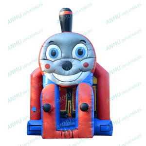 Castello gonfiabile personalizzato combo <span class=keywords><strong>thomas</strong></span> il treno gonfiabile casa di rimbalzo con scivolo - Product Image 2