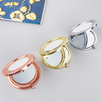 En gros Portable En Métal Point De Croix Miroir Embryon Base Vierge Fournitures D'artisanat Créatif pour Miroir Personnalisé Faire Style De Mode