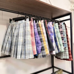 Wholesale Second-hand Female Student Plaid Pleated Skirt Uniform <strong>Dress</strong> Ukay Ukay Second-hand Clothing Store Secondhand Clothing - Product Image 3