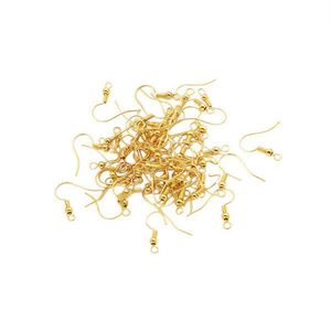 Gancio per orecchini Ilan 19x20 mm color oro per la creazione di gioielli - Product Image 2