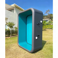 Piscine gonflable d'extérieur en PVC+DWF, équipement pour événements aquatiques, à vendre