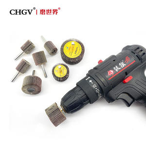 Disque de roue à lamelles de ponçage Meule abrasive <span class=keywords><strong>Dremel</strong></span> Accessoires Papier de verre Outil rotatif de <span class=keywords><strong>polissage</strong></span> Roue à lamelles avec arbre - Product Image 2