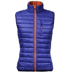 Chaleco Acolchado Unisex de Invierno, Casual, con Calefacción, Blanco, Cortavientos, Cuello Alto, Cierre de Cremallera, Ligero y Cálido para Usar en Capas, Precio al por Mayor - Product Image 1