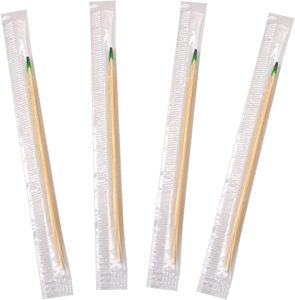Stuzzicadenti all'ingrosso ecologici usa e getta al gusto menta, in bambù e legno di betulla, prodotti in Cina - Product Image 2