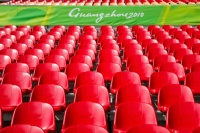 Siège de stade en plastique moulé en PP à fixation au sol avec pieds en aluminium Sillas Plasticas Para Gradas De Estadio ZS-ZKBB-L