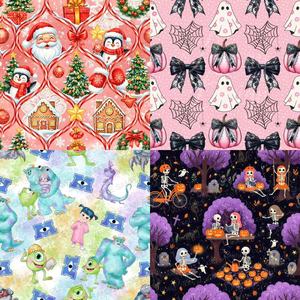 Custom alta qualidade gola camisola conjunto com bolso roupas de bambu Halloween infantil - Product Image 6