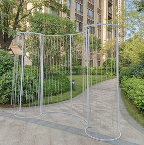 <span class=keywords><strong>Arche</strong></span> de <span class=keywords><strong>mariage</strong></span> blanche de luxe cadres de toile de fond en acier inoxydable support d'<span class=keywords><strong>arche</strong></span> florale de <span class=keywords><strong>mariage</strong></span> doré pour décoration de toile de fond d'événements - Product Image 3