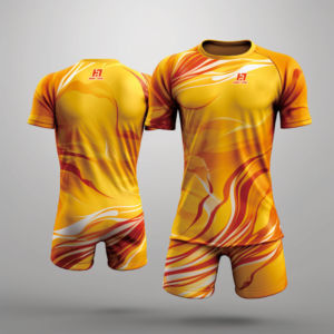 Aibort - Conjunto de Uniforme de Fútbol Personalizado por Sublimación al por Mayor, Camiseta con Rayas Rojas y Azules, Uniforme de <span class=keywords><strong>Portero</strong></span> de Calidad con Cuello - Product Image 5