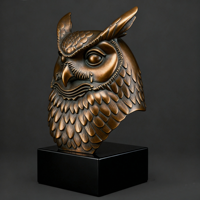 Buste de coq, statue d'animal, buste pour la décoration de la maison