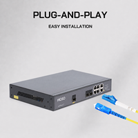 Nuevo Producto HiOSO 1PON OLT HA7301GD-ADC Sin Módulo MINI OLT GPON de 1 Puerto, Conexión Directa, Fácil Instalación, Compatible con OEM ODM