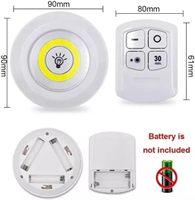 Veilleuses LED Mini COB sans Fil à Détection, Coller, Télécommande Tactile pour Cuisine, Chambre, Escalier, Placard (Vente en Gros)
