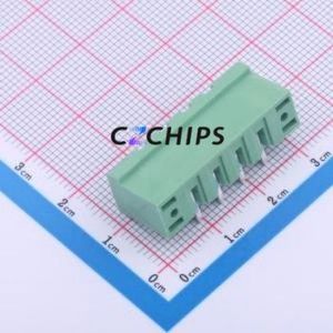 2ETYRM-5.0-04P-14-100AH Plug-in Terminal Block Bent Lead Through Hole,P=5mm Board-to-Board / Socket Closed Screw Fixing 1x4P 5mm - Product Image 2