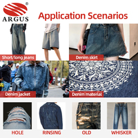 ARGUS Vitesse Dynamique Rapide 3D Jeans Détruire CO2 Machine de Marquage Laser Grand Format Table d'Échange