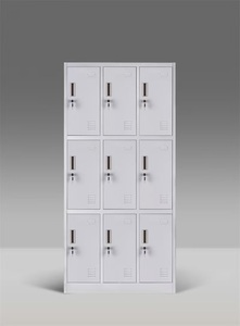Armoire de personnel de dortoir, <span class=keywords><strong>vestiaire</strong></span>, <span class=keywords><strong>casier</strong></span> à vêtements de travail avec cloison, armoire sanitaire <span class=keywords><strong>pour</strong></span> séparer les vêtements propres et sales - Product Image 6