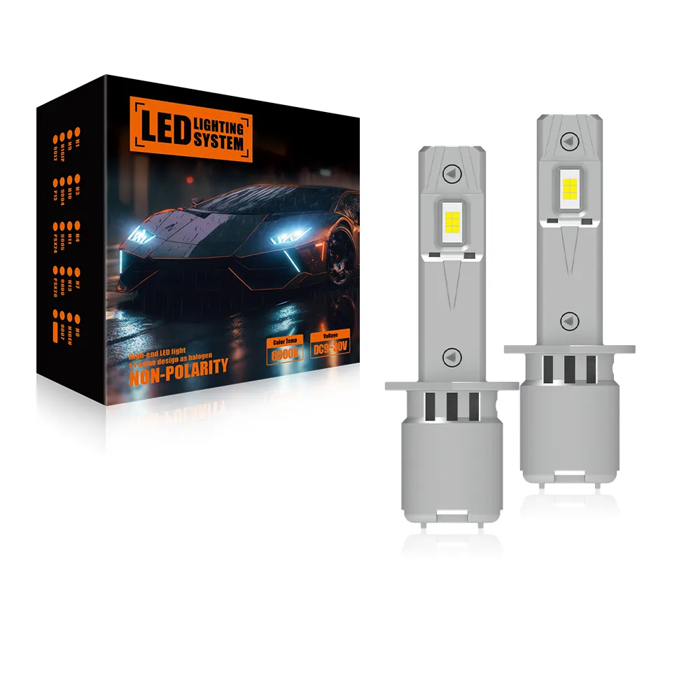 Super Bright Auto Lighting System For Car 10000lm White Color 9005 9006 CSP Headlamp Led Bulbs H7 H8 H11 H3 H1 Lights