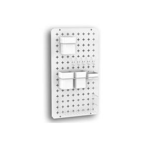 Wireking 4 hiển thị giá từ hút đóng đinh tường DIY <span class=keywords><strong>Pegboard</strong></span> Tường Tổ chức kệ và móc - Product Image 4