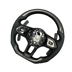 Volant sport personnalisé en cuir et fibre de carbone pour <span class=keywords><strong>Jaguar</strong></span> XF R-sport F-<span class=keywords><strong>type</strong></span> F-pace <span class=keywords><strong>E</strong></span>-Pace XE Series - Product Image 2
