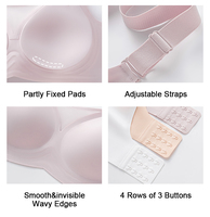 Fabricant OEM, vente en gros, bralette sans fil en gel, ultra douce, respirante, couvrante, soutien-gorge sans couture sans armatures pour femmes grandes tailles
