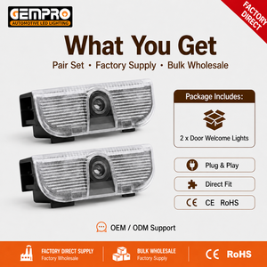 ไฟส่องโลโก้เลเซอร์ LED สำหรับรถยนต์ <span class=keywords><strong>VOLKSWAGEN</strong></span> ของ VW - Product Image 2