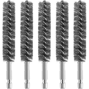 <span class=keywords><strong>Brosse</strong></span> électrique à tête hexagonale, en acier inoxydable, fil Bronze, pour le nettoyage de la perceuse électrique, avec poignée à <span class=keywords><strong>tige</strong></span> hexagonale - Product Image 6