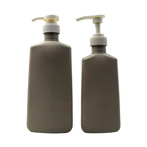 HDPE Plastic Empty Plastics Bottle with Pump Cosmetic Packaging Recycled Shampoo Lotion Spray Refillable Bottle Caps Closures