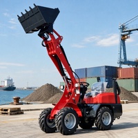 Chinesischer Hersteller Mini-Radlader Euro 5 CE EPA Bau- und Landwirtschafts-Radlader Starke Leistung Hydraulischer Diesel-Minilader