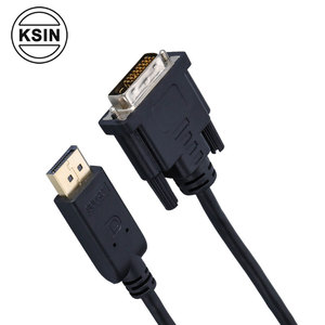 Profesional DP <span class=keywords><strong>a</strong></span> <span class=keywords><strong>DVI</strong></span> Cable convertidor <span class=keywords><strong>DisplayPort</strong></span> macho <span class=keywords><strong>a</strong></span> <span class=keywords><strong>DVI</strong></span>-<span class=keywords><strong>D</strong></span> 24 + 1Pin hombre pantalla adaptador Cable para Monitor - Product Image 2