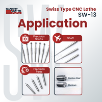 Torno CNC Suizo con Sistema de Control LNC para una Programación Fácil y Estable
