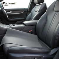 Cuero de PVC de Grado Automotriz, Impermeable, Resistente a la Abrasión, Tapicería Interior para Asientos de Auto, Tela de Vinilo