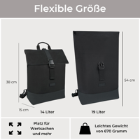 Sacoche de vélo universelle noire légère et durable, idéale pour les trajets quotidiens et les voyages, pour hommes et femmes, directement de l'usine