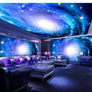 Impermeabile 3D cielo stellato carta da parati moderna fantasia universo tema dello spazio per Hotel murale KTV Box sfondo ospedali - Product Image 2