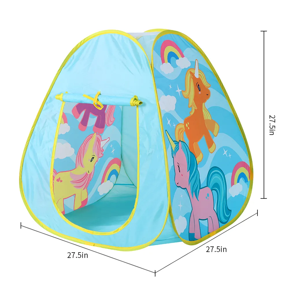 Kinderen Spelen Tent Kasteel Spelen Tent Voor Jongens En Meisjes, Opvouwbare Peuter Tent Voor Indoor En Outdoor Leuke Spelen