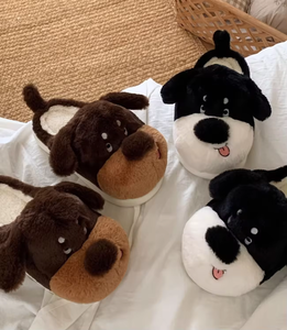 Pantuflas de Felpa con Orejas Largas de Perrito Adorable, Antideslizantes, para Interiores, Cálidas para Invierno, con Suela Gruesa, Térmicas y Esponjosas, para Mujer y Hombre - Product Image 5