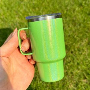 Vasos de chupito de acero inoxidable mini aislados de 3 oz con asa, con logo personalizado, en colores macaron, para whisky, tequila, vodka - Product Image 4