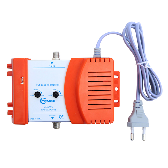 High Quality CATV Fullband Amplifier Gain Adjustable Slope Adjustable TV Amplifier TV RF Amplifier