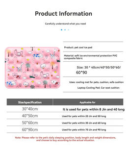Sommer Wasserdichtes Umweltfreundliches Langlebiges PVC-Material Kühlende Haustier-Eismatte - Product Image 6