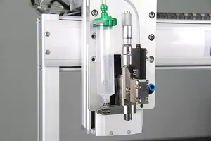 Dispenser Berputar Otomatis Industri 4 Poros Dispenser Lem Robot Mesin Semprot Lem Efisien Tinggi Mesin Dispenser Lem