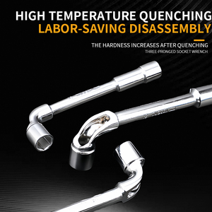 Bền L-hình ống thép carbon ổ cắm cờ lê 6-19mm Metric lục giác cờ lê công nghiệp mô-men xoắn tay công cụ cho sửa chữa xe OEM - Product Image 4