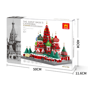 Nuevo Wange 6213 / <span class=keywords><strong>La</strong></span> <span class=keywords><strong>Catedral</strong></span> de San Basilio de Moscú Compatible con las Principales Marcas de Juguetes de Construcción para Niños - Product Image 1
